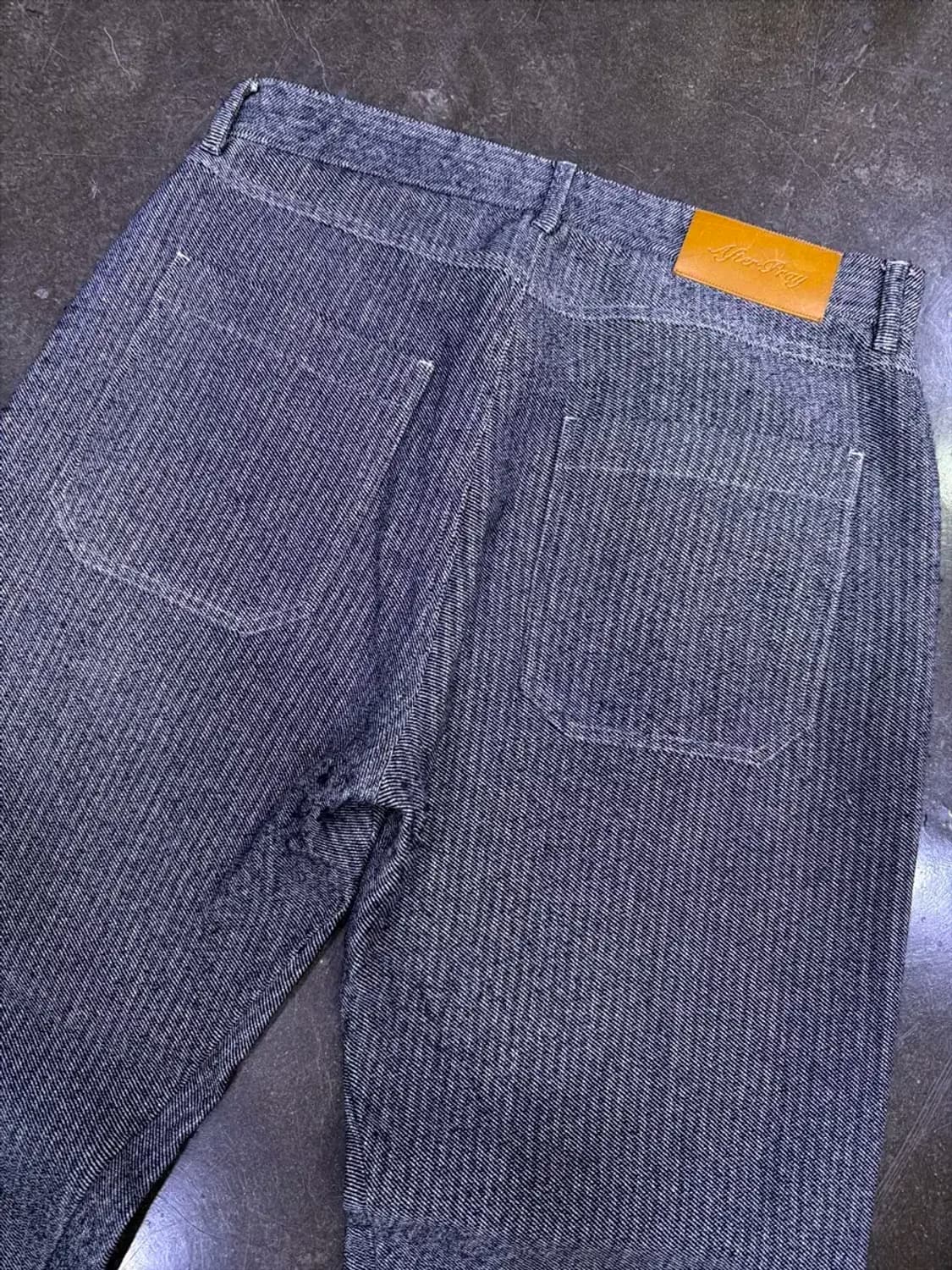 애프터프레이 스트레이크 오블리크 니팅 진 L 상품이미지10