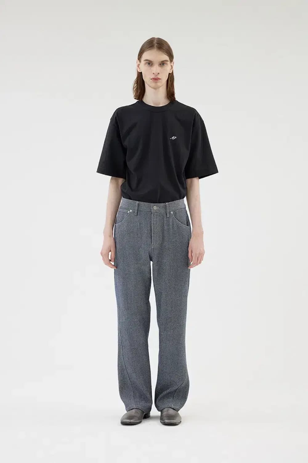 애프터프레이 스트레이크 오블리크 니팅 진 L 상품이미지3