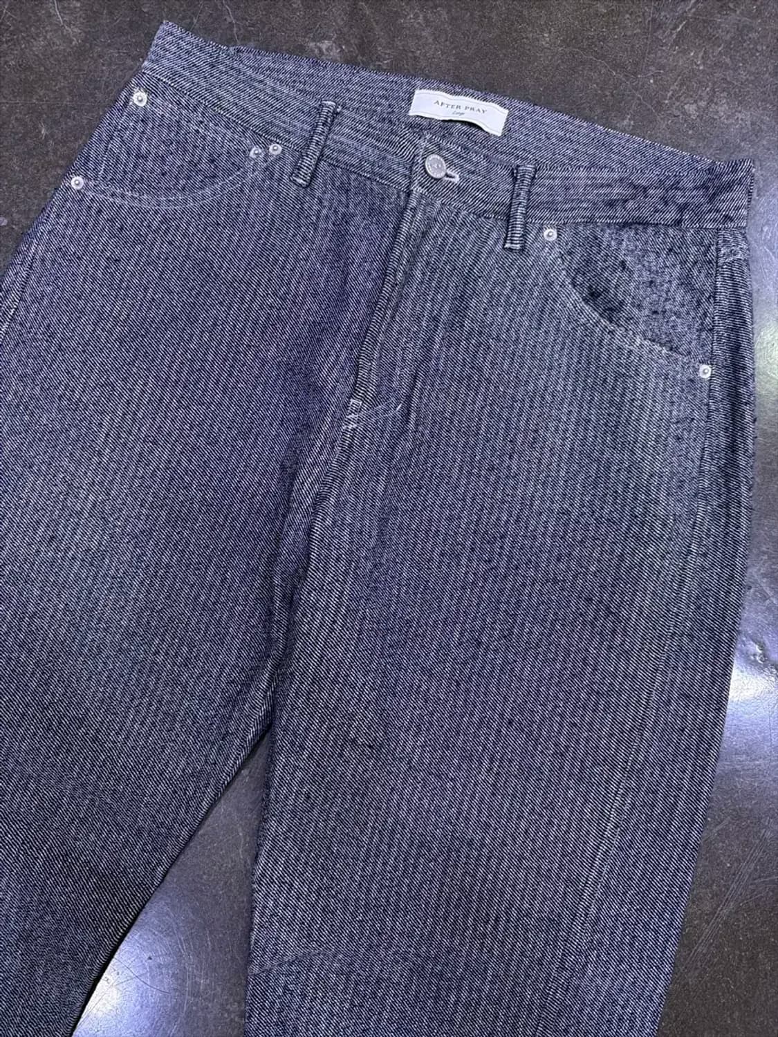 애프터프레이 스트레이크 오블리크 니팅 진 L 상품이미지7