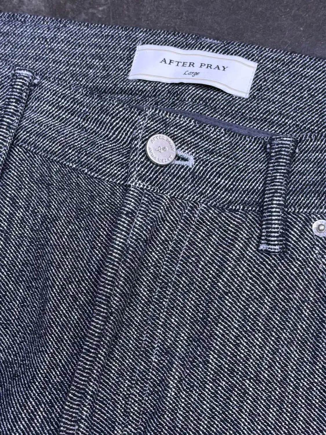 애프터프레이 스트레이크 오블리크 니팅 진 L 상품이미지8