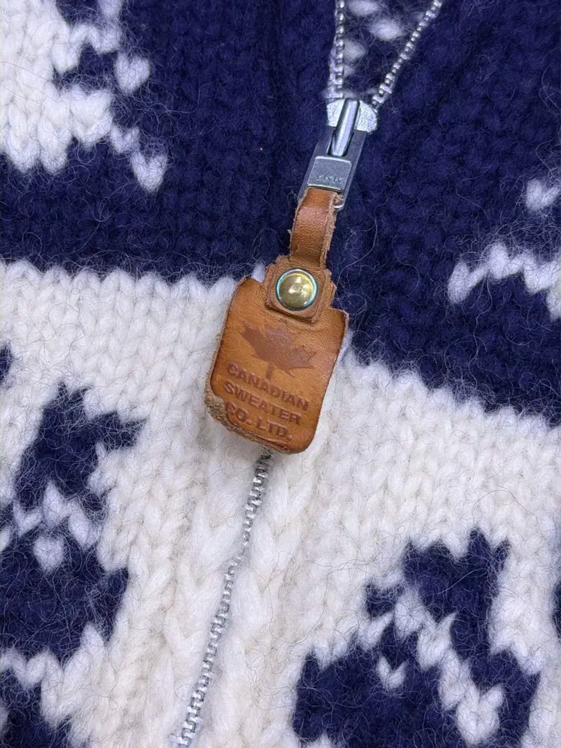 캐나디안 스웨터 헤비울 디어 사슴 코위찬 집업 여성 가디건 상품이미지5