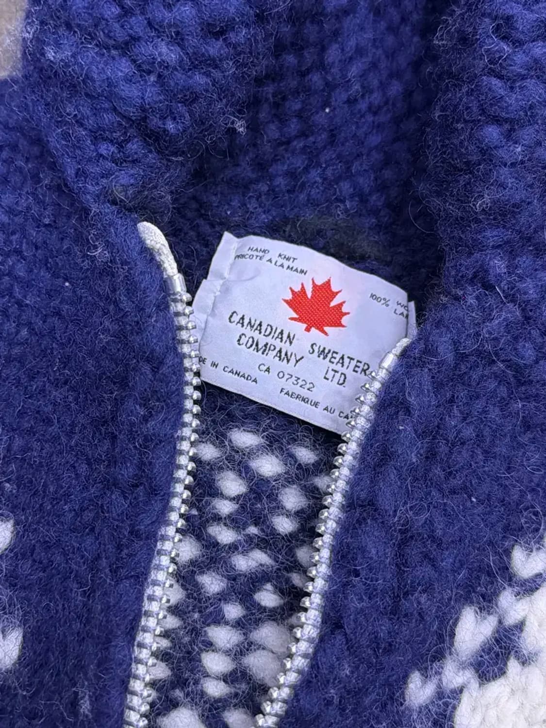 캐나디안 스웨터 헤비울 디어 사슴 코위찬 집업 여성 가디건 상품이미지8