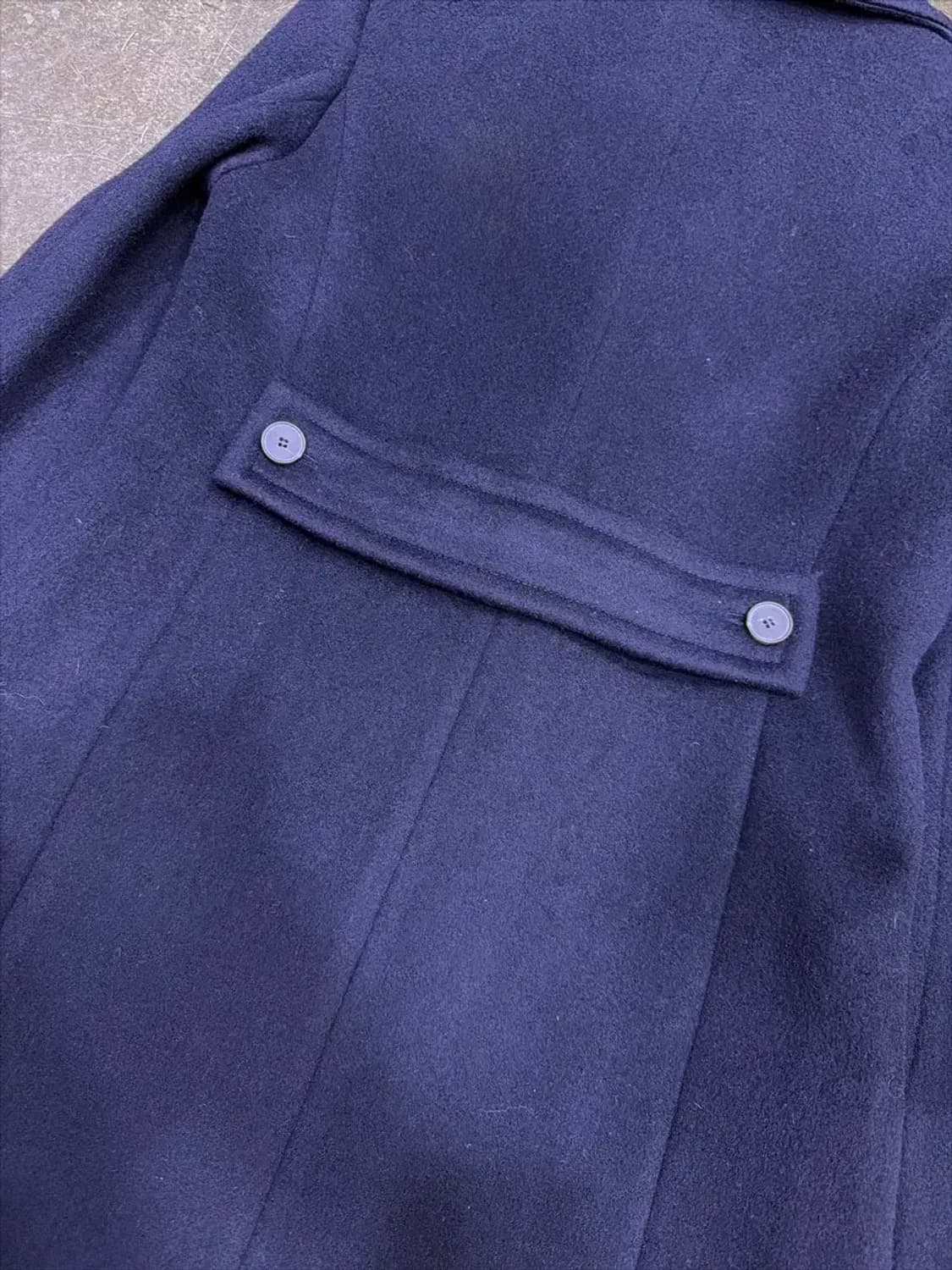 11AM 네이비 클래식 울 롱 코트 S 상품이미지7