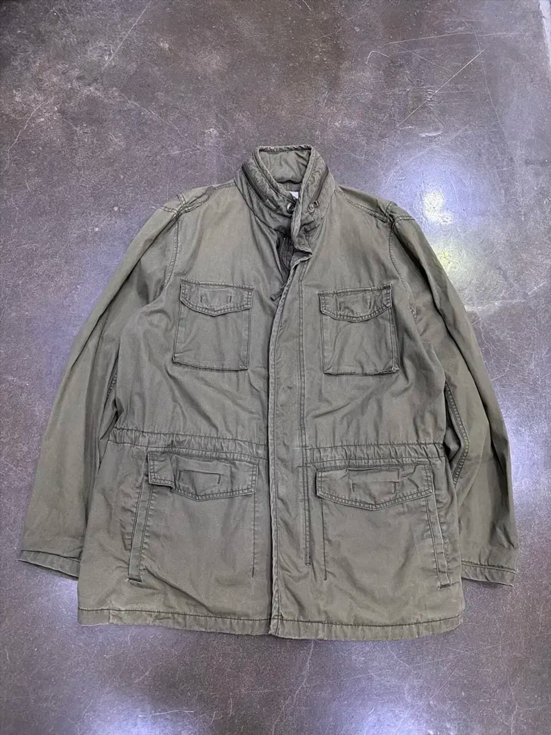 Gap 갭 빈티지 워싱 M65 필드자켓 야상 자켓 올리브 XL 상품이미지1