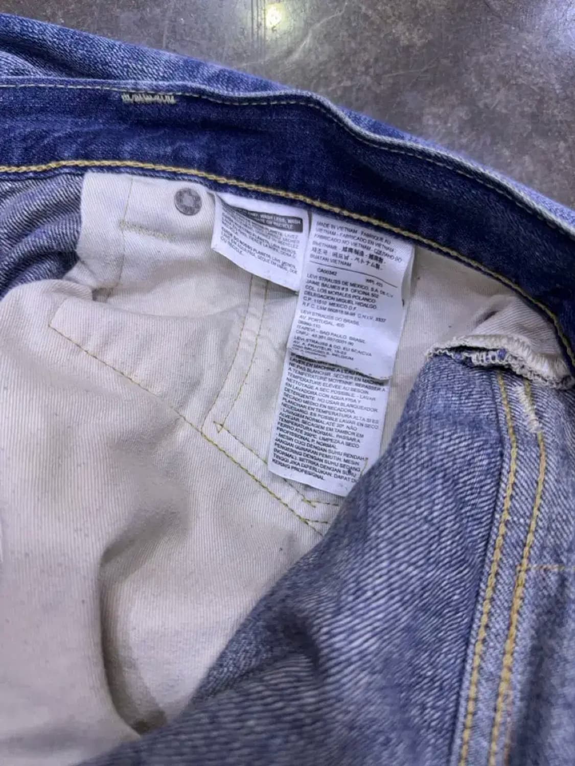 리바이스 505 레귤러 스트레이트핏 빈티지 데님팬츠 36 상품이미지8