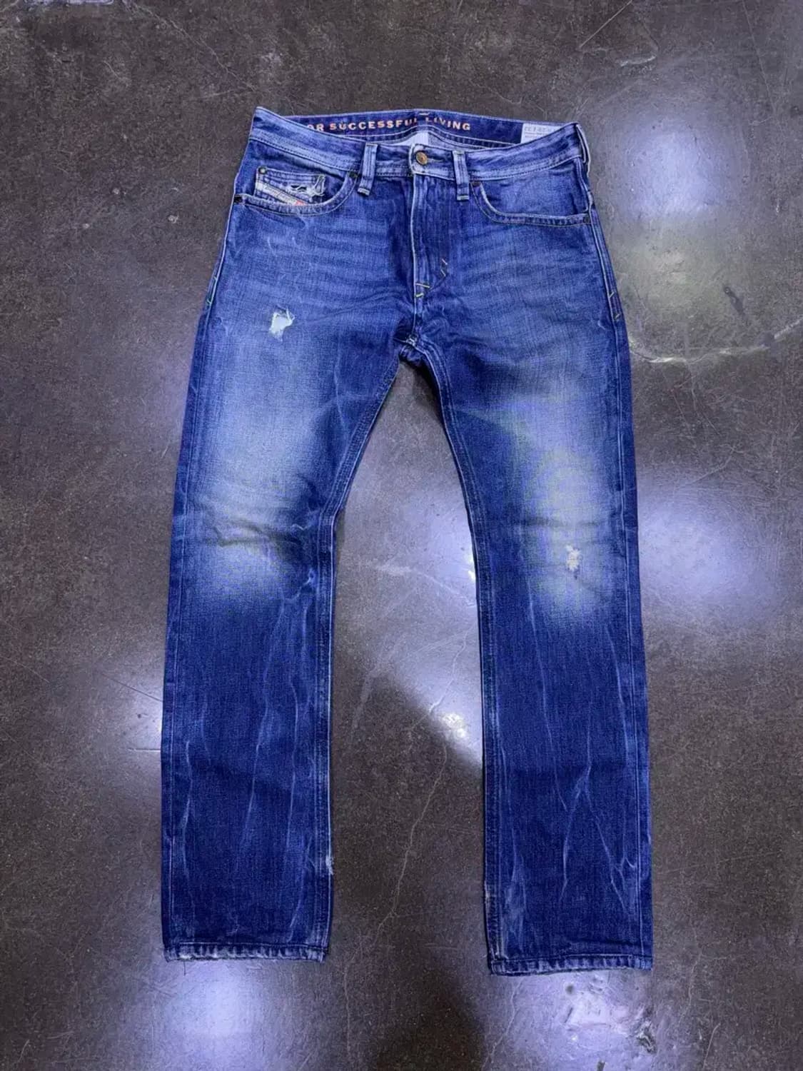 디젤 타바 슬림 스키니 빈티지 데미지 워싱 데님팬츠 29 상품이미지1