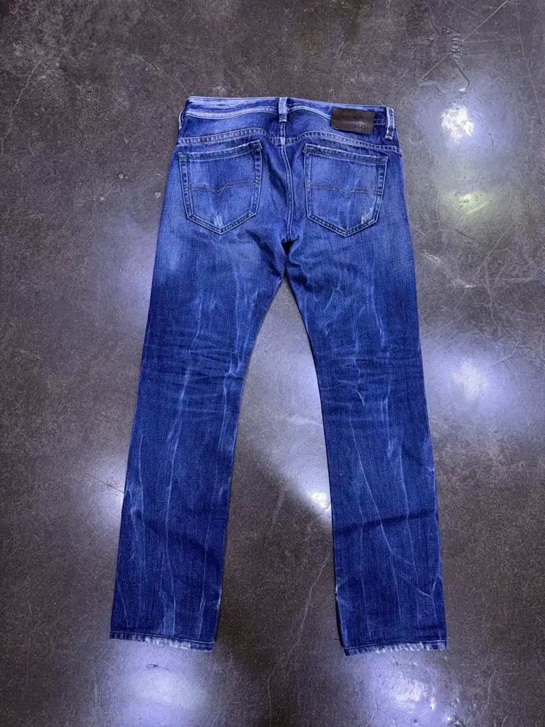 디젤 타바 슬림 스키니 빈티지 데미지 워싱 데님팬츠 29 상품이미지2