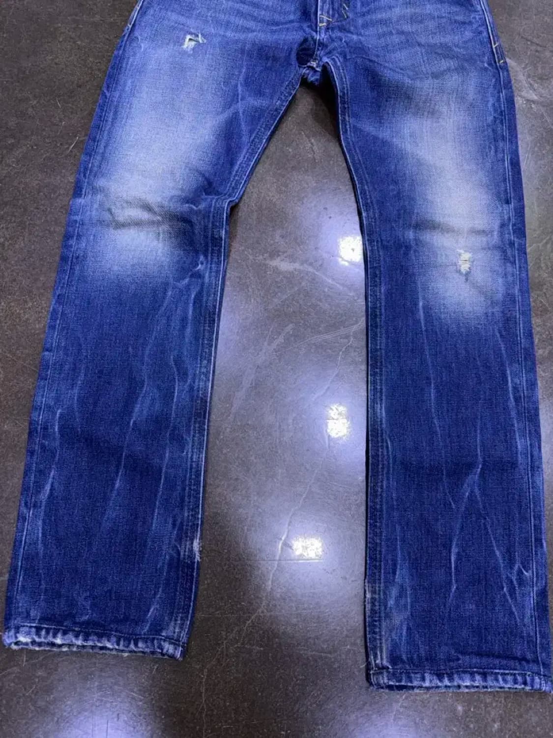 디젤 타바 슬림 스키니 빈티지 데미지 워싱 데님팬츠 29 상품이미지5