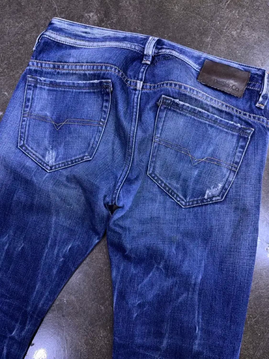 디젤 타바 슬림 스키니 빈티지 데미지 워싱 데님팬츠 29 상품이미지6