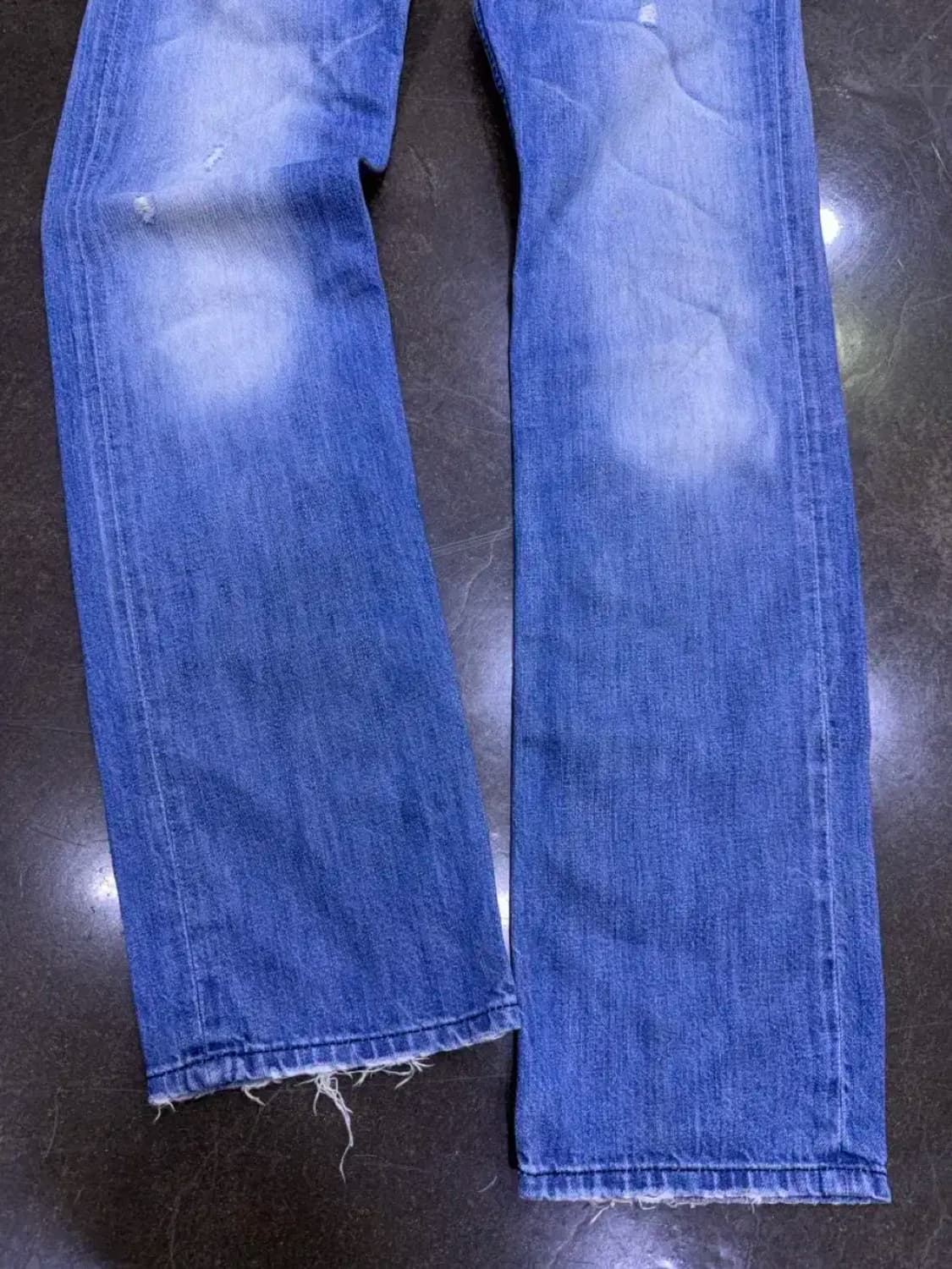 디젤 사파도 레귤러 슬림 스트레이트핏 빈티지 데님팬츠 28 상품이미지5