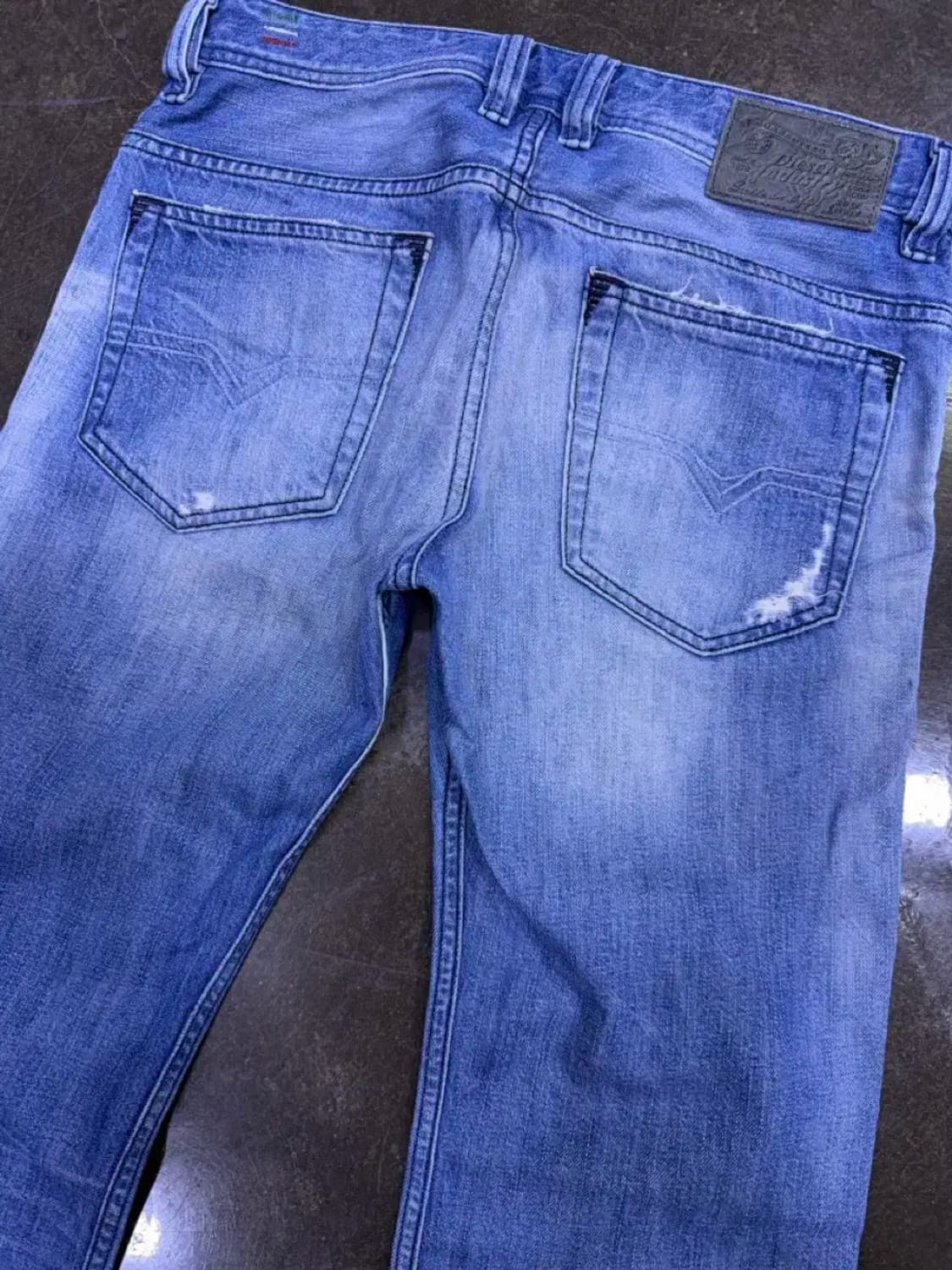 디젤 사파도 레귤러 슬림 스트레이트핏 빈티지 데님팬츠 28 상품이미지7