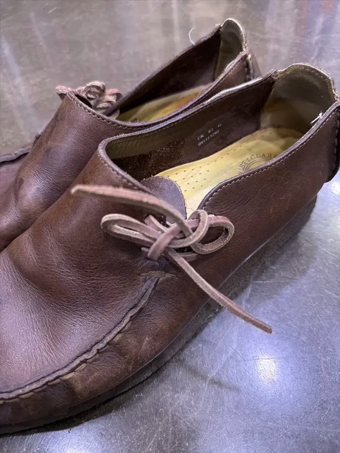 클락스 오리지널 러거 슈즈 브라운 레더 로퍼 275 상품이미지4
