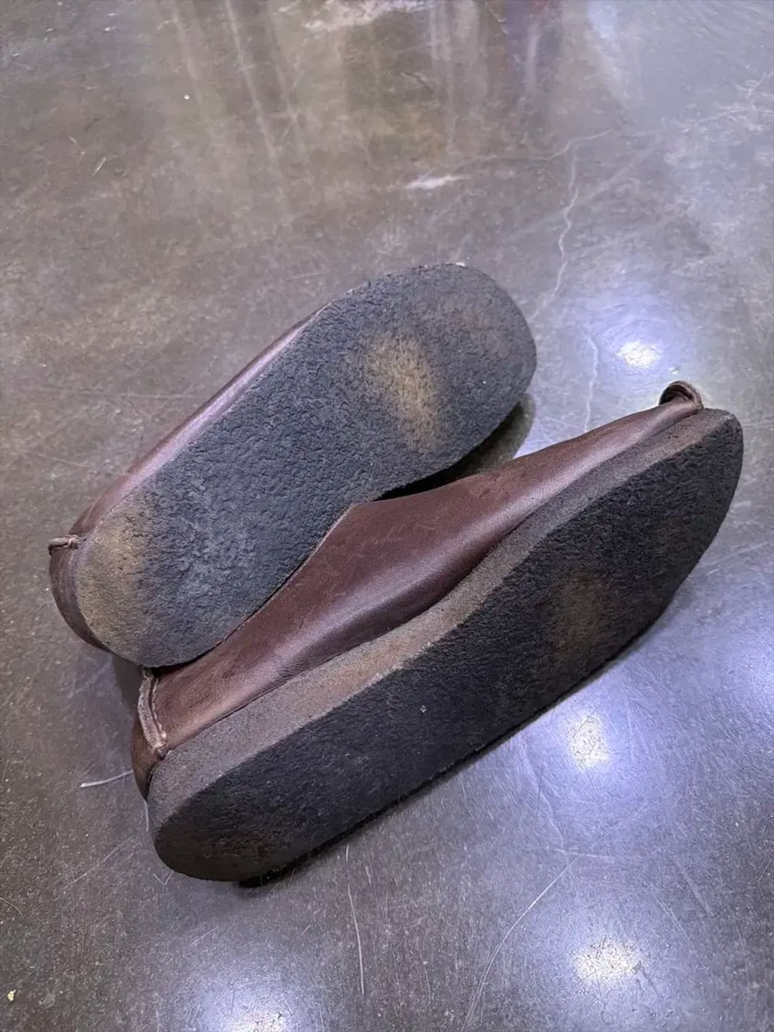 클락스 오리지널 러거 슈즈 브라운 레더 로퍼 275 상품이미지8