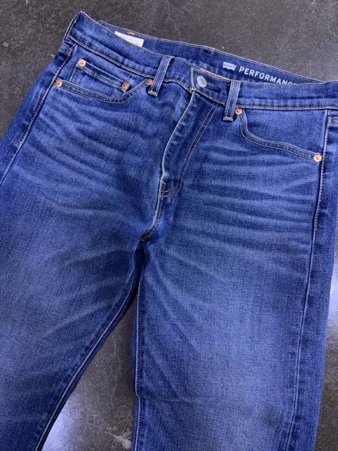 리바이스 505 프리미엄 빅E 약기모 워싱 레귤러 데님팬츠 30 상품이미지3