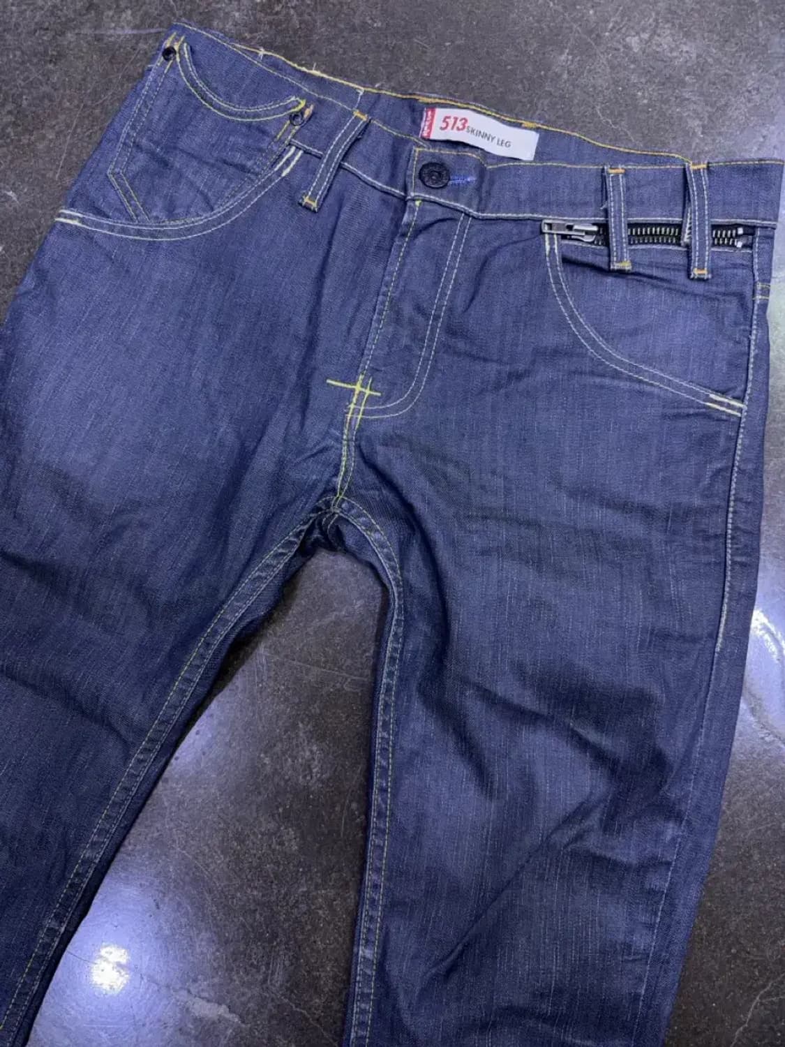 리바이스 513 슬림 스키니 레그 지퍼 디테일 데님팬츠 32 상품이미지3