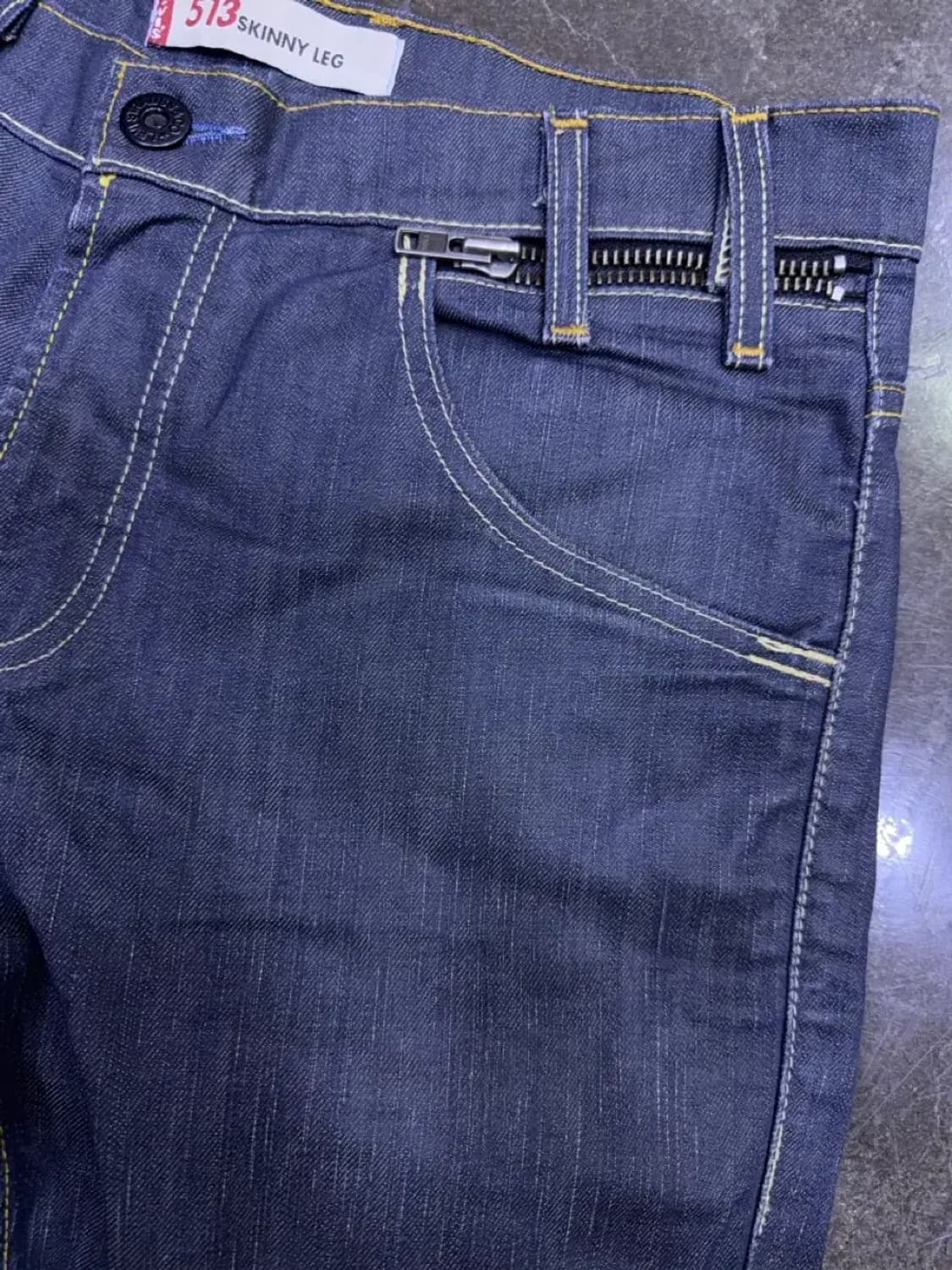 리바이스 513 슬림 스키니 레그 지퍼 디테일 데님팬츠 32 상품이미지4