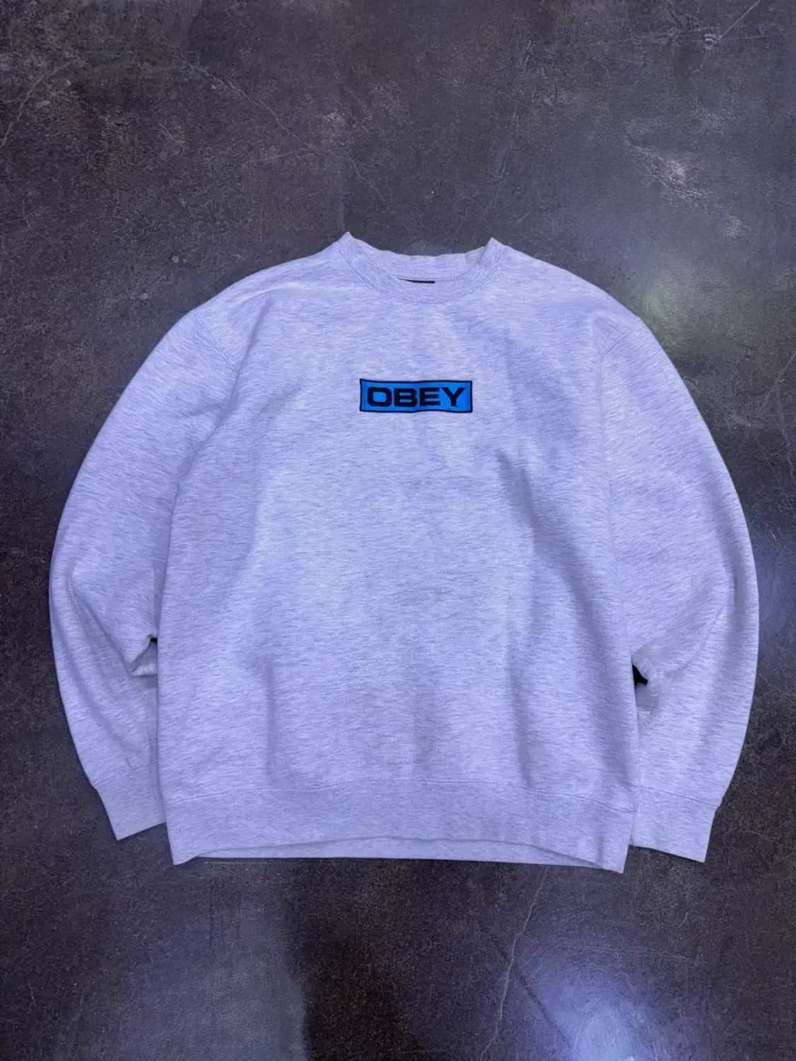 오베이 바 로고 크루넥 맨투맨 스웻셔츠 M 상품이미지1