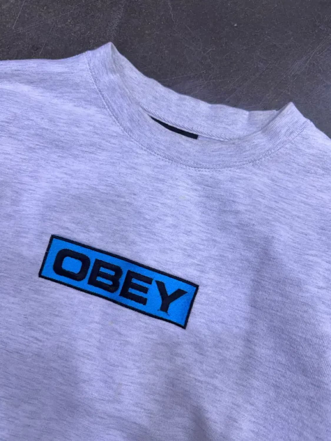 오베이 바 로고 크루넥 맨투맨 스웻셔츠 M 상품이미지3