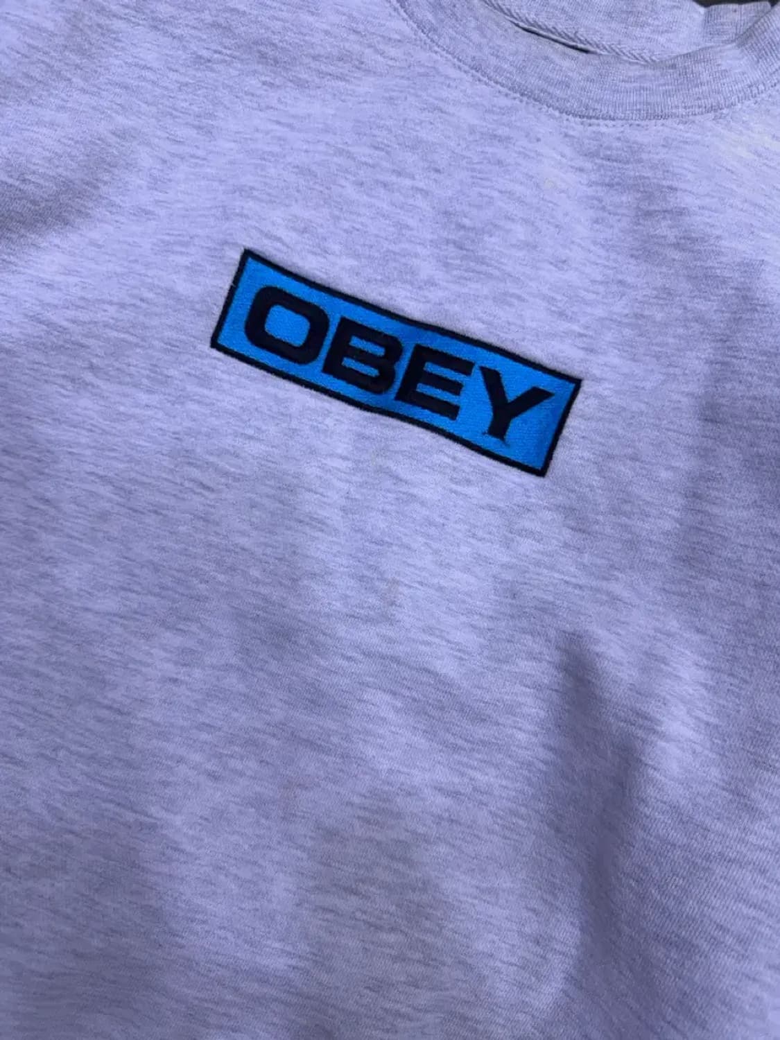 오베이 바 로고 크루넥 맨투맨 스웻셔츠 M 상품이미지4