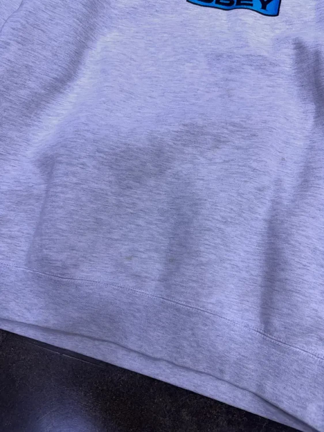 오베이 바 로고 크루넥 맨투맨 스웻셔츠 M 상품이미지5