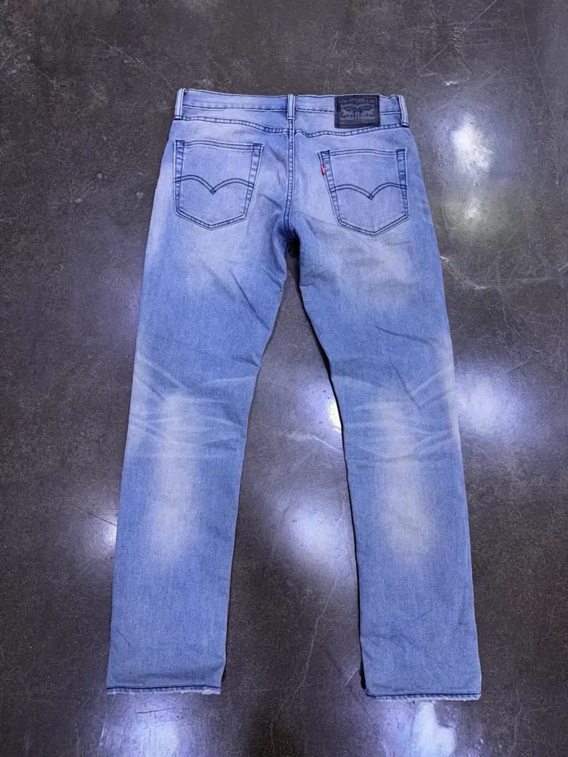 리바이스 511 슬림핏 연청 워싱블루 데님팬츠 청바지 32 상품이미지2