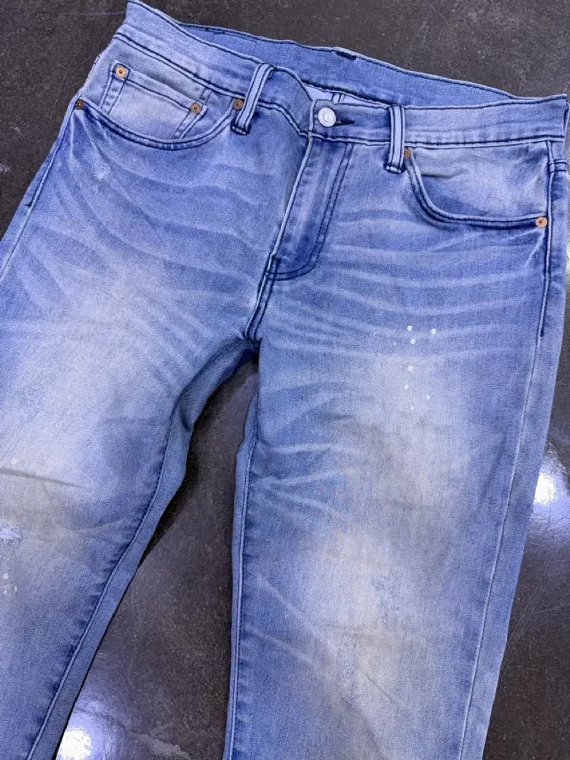 리바이스 511 슬림핏 연청 워싱블루 데님팬츠 청바지 32 상품이미지3