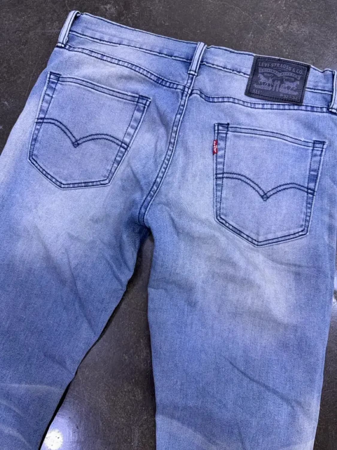 리바이스 511 슬림핏 연청 워싱블루 데님팬츠 청바지 32 상품이미지7