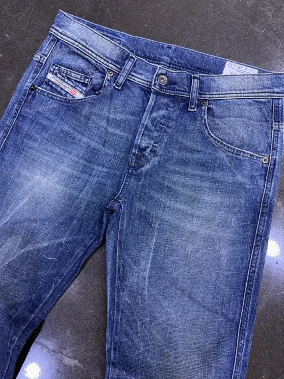 디젤 Staffy 스태피 레귤러 테이퍼드핏 빈티지 데님팬츠 28 상품이미지3