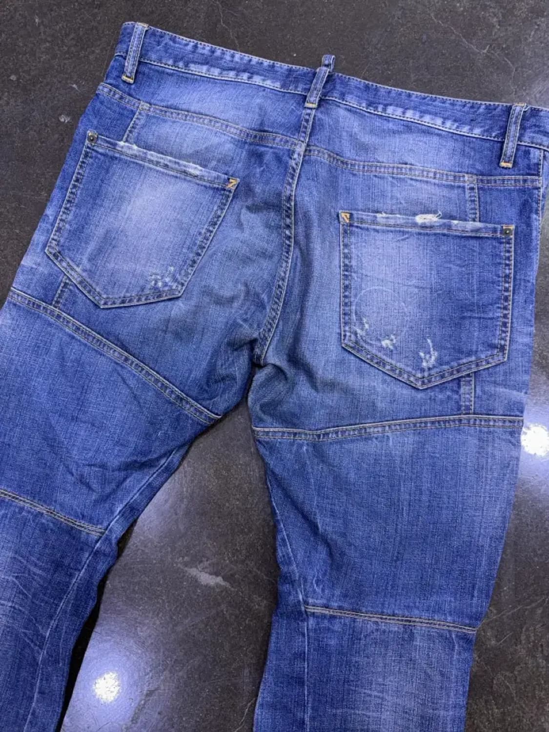 디스퀘어드2 블루탭 빈티지 타이디 바이커진 데님팬츠 52 상품이미지8