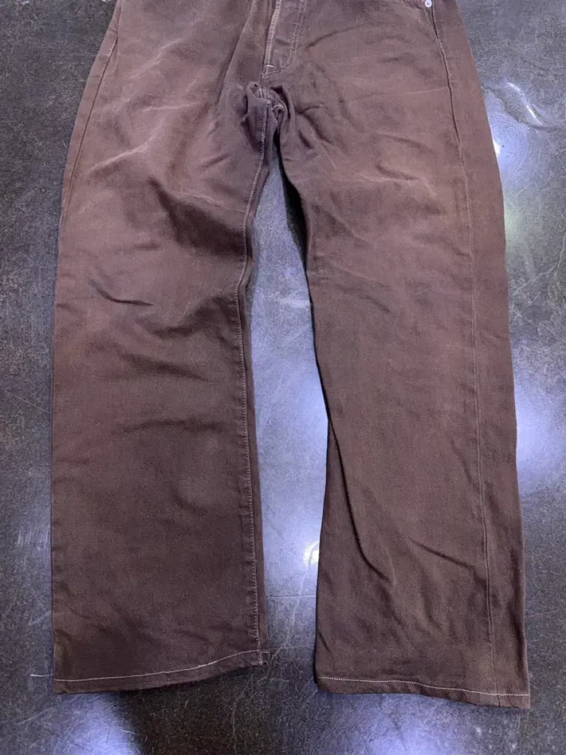 리바이스 501 00's 멕시코 메이드 빈티지 브라운 데님팬츠 32 상품이미지5