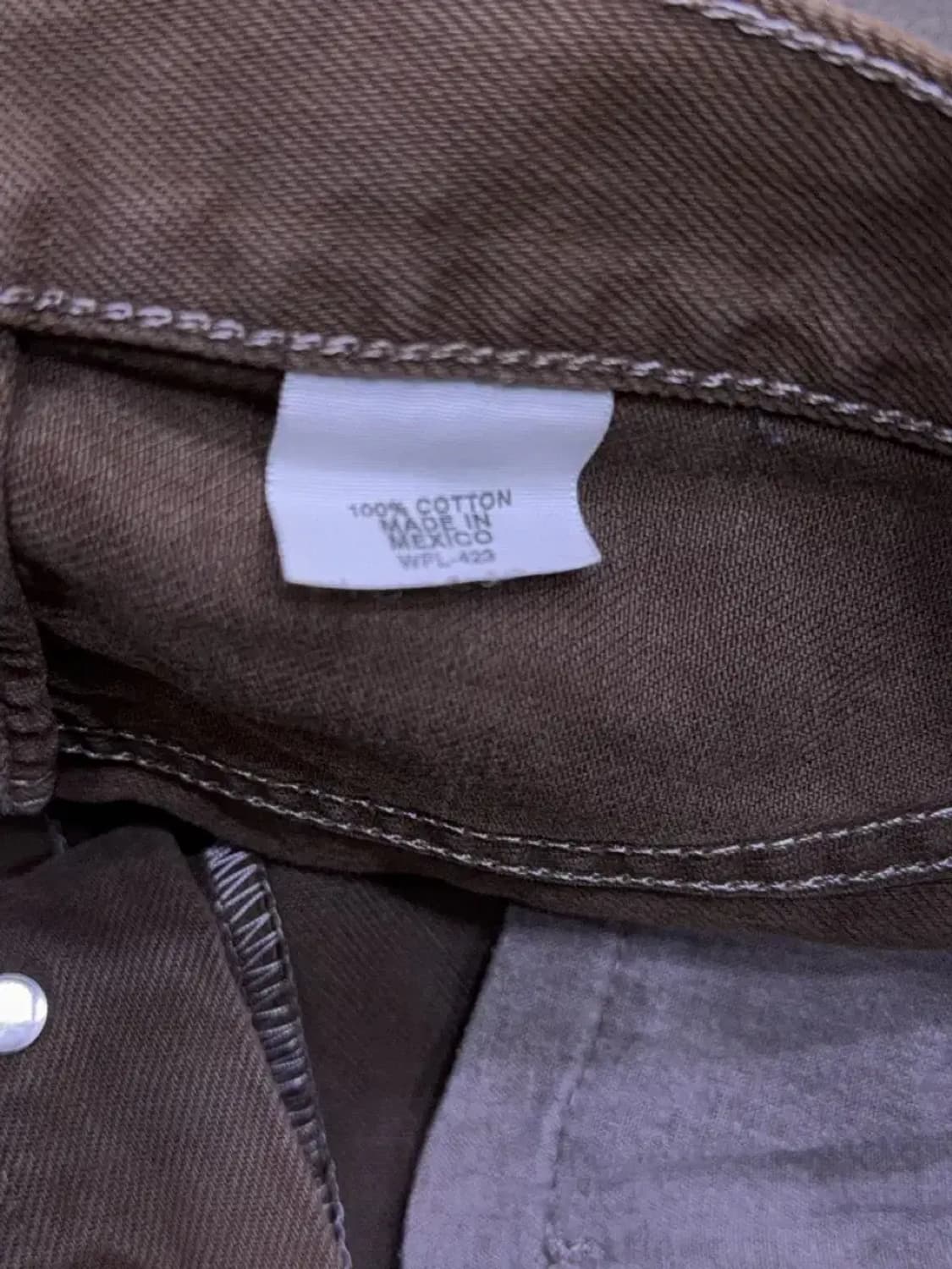 리바이스 501 00's 멕시코 메이드 빈티지 브라운 데님팬츠 32 상품이미지9