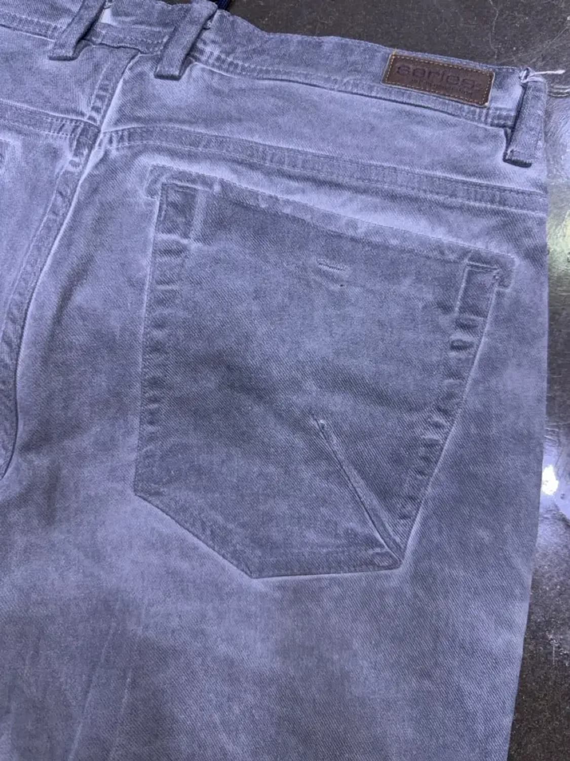 시리즈 힙스터 그레이 다잉 데님 팬츠 34 상품이미지6