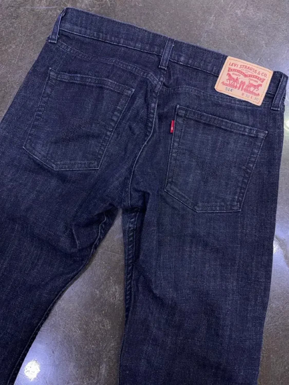 리바이스 514 스트레이트핏 딥인디고 데님팬츠 32 상품이미지6