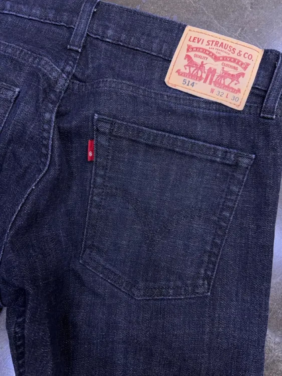 리바이스 514 스트레이트핏 딥인디고 데님팬츠 32 상품이미지7