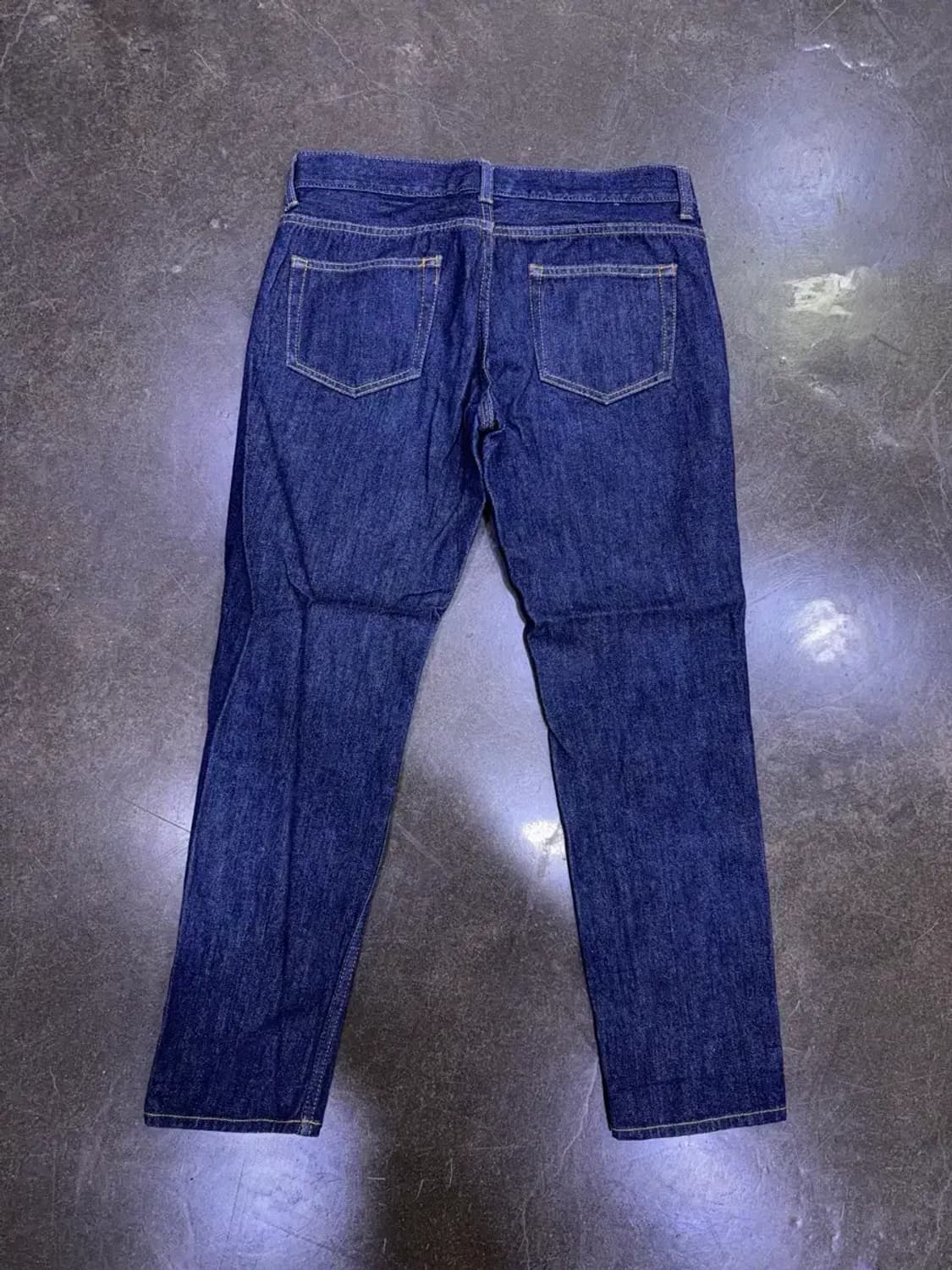 빔즈 하트 딥인디고 슬림 데님팬츠 1사이즈 상품이미지2