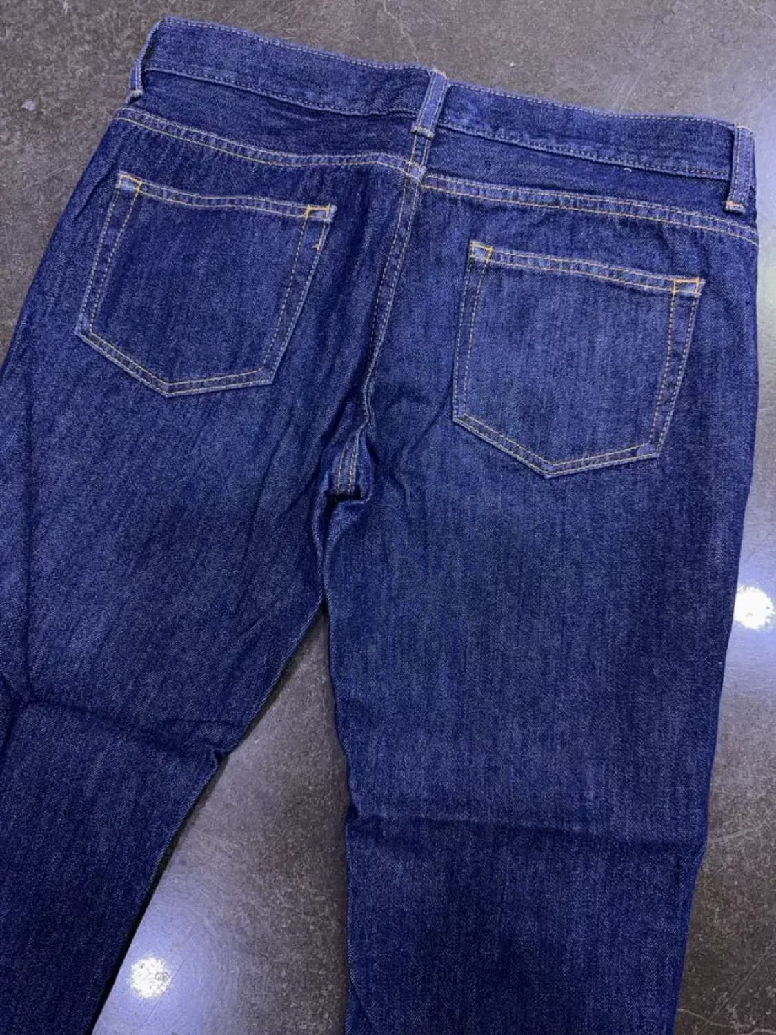 빔즈 하트 딥인디고 슬림 데님팬츠 1사이즈 상품이미지6