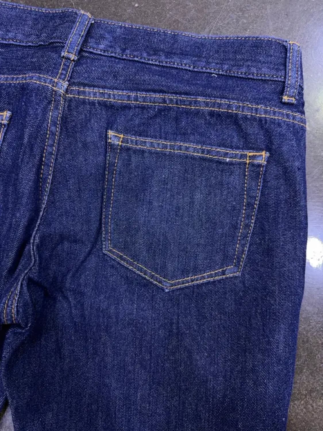 빔즈 하트 딥인디고 슬림 데님팬츠 1사이즈 상품이미지7