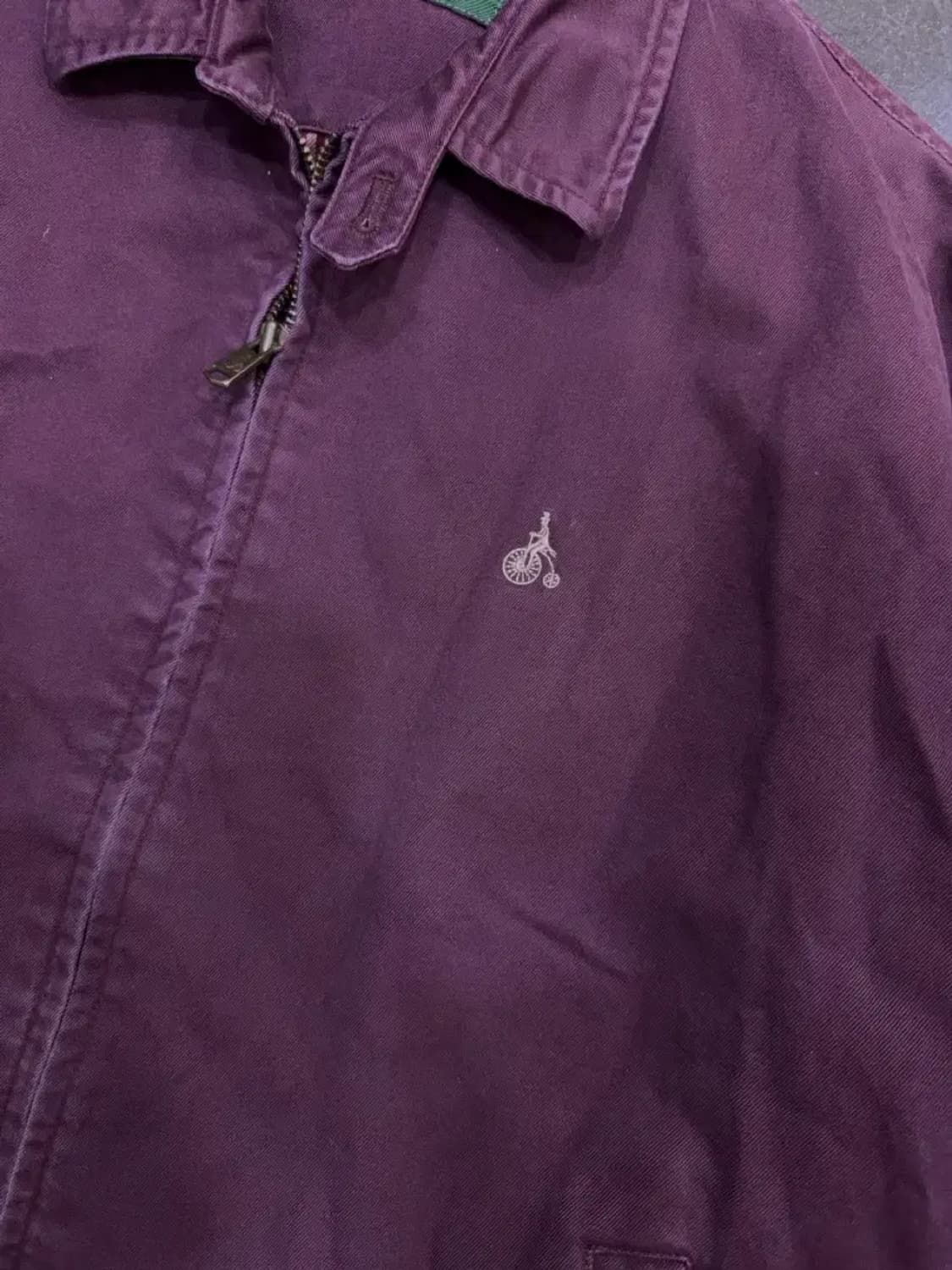 빈폴 클래식 헤링턴 자켓 버건디 스윙탑 90 상품이미지4