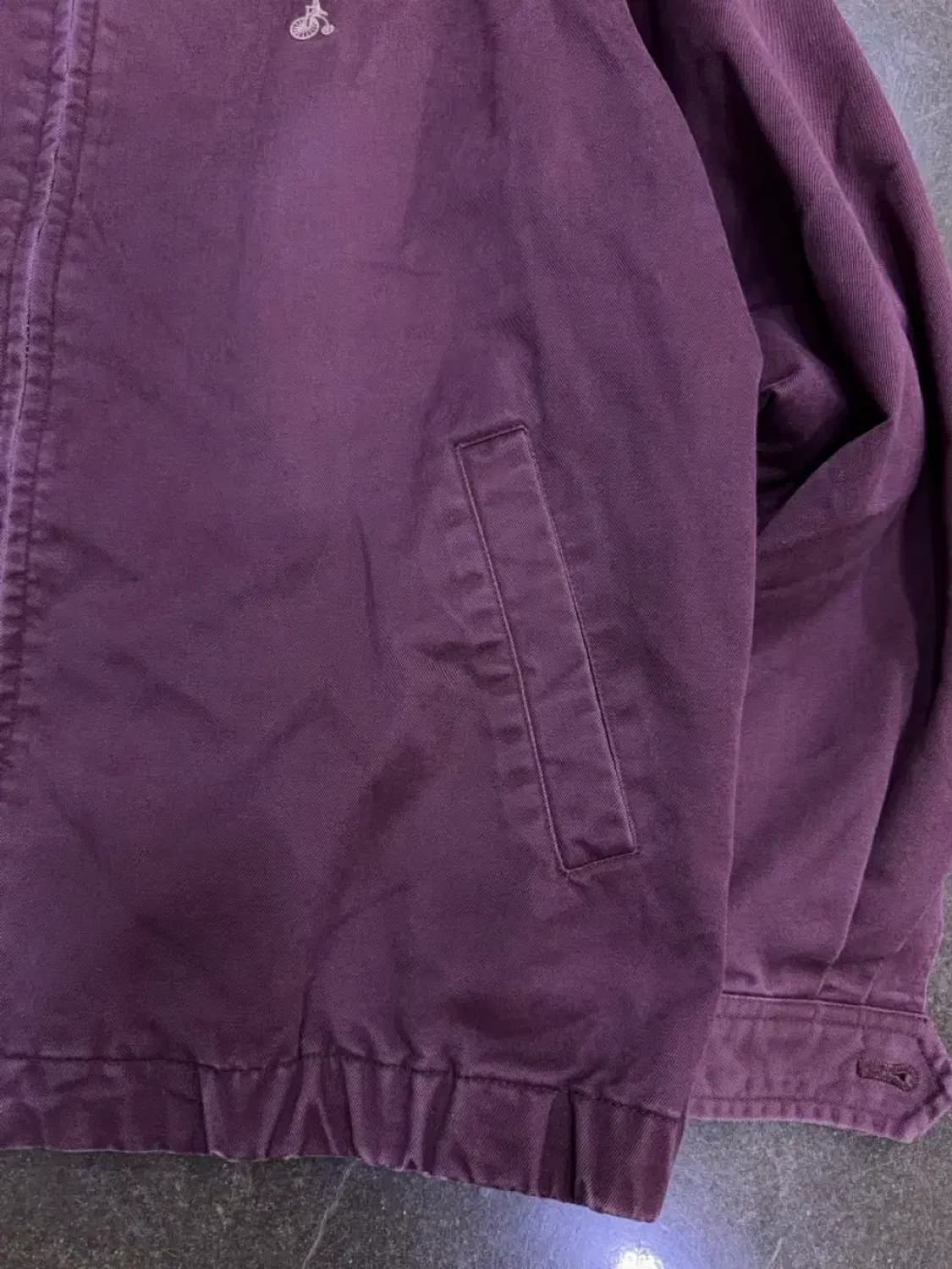 빈폴 클래식 헤링턴 자켓 버건디 스윙탑 90 상품이미지5