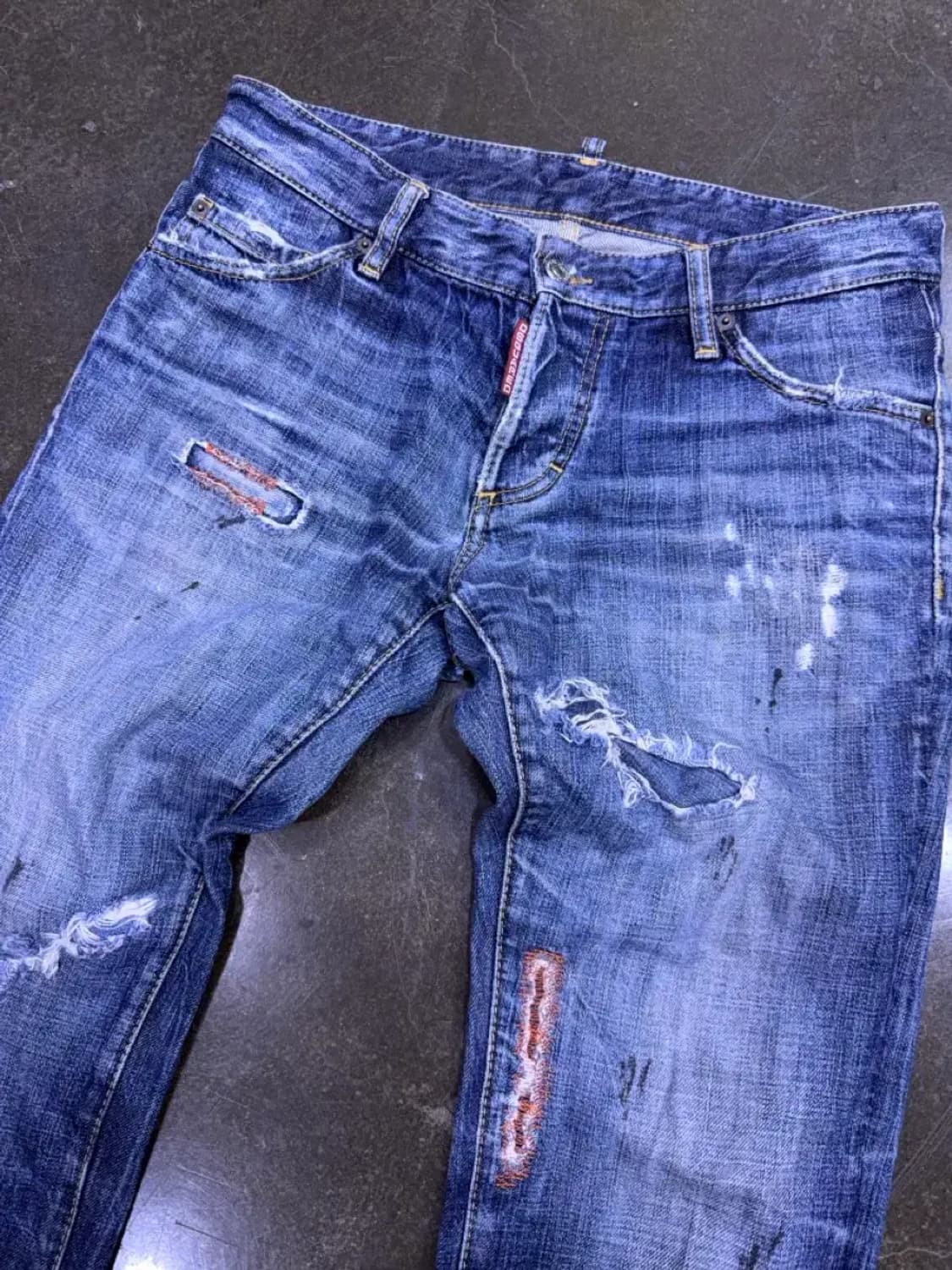 디스퀘어드2 빈티지 데미지 디스트로이드진 데님팬츠 46 상품이미지3