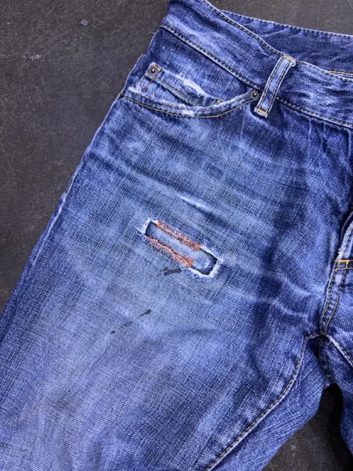 디스퀘어드2 빈티지 데미지 디스트로이드진 데님팬츠 46 상품이미지5