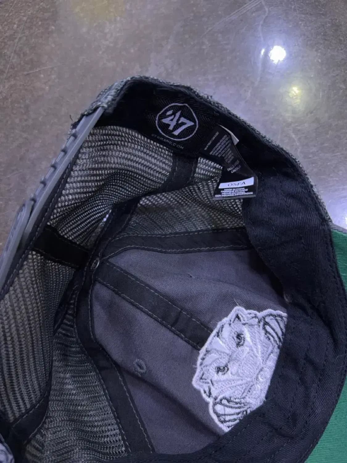 47 브랜드 브록 유니버시티 브록 배저스 로고 메쉬캡 모자 상품이미지8