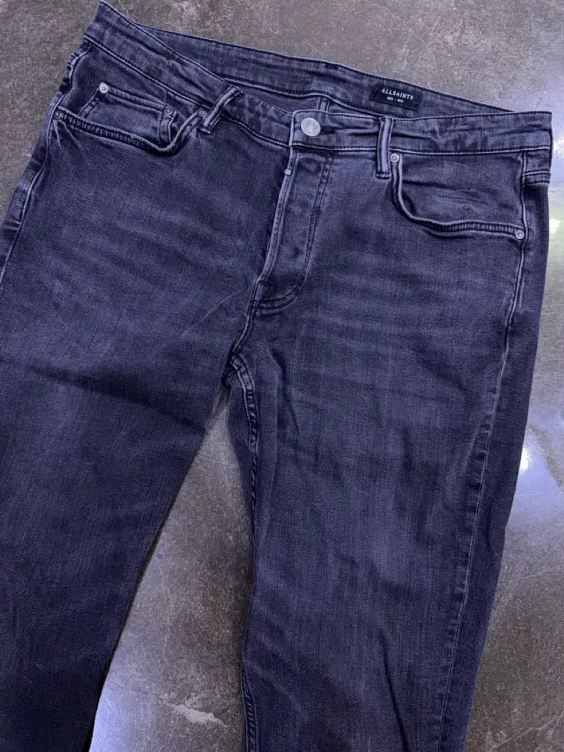 올세인츠 렉스 슬림 스트레이트핏 스트레치 데님팬츠 34 상품이미지3