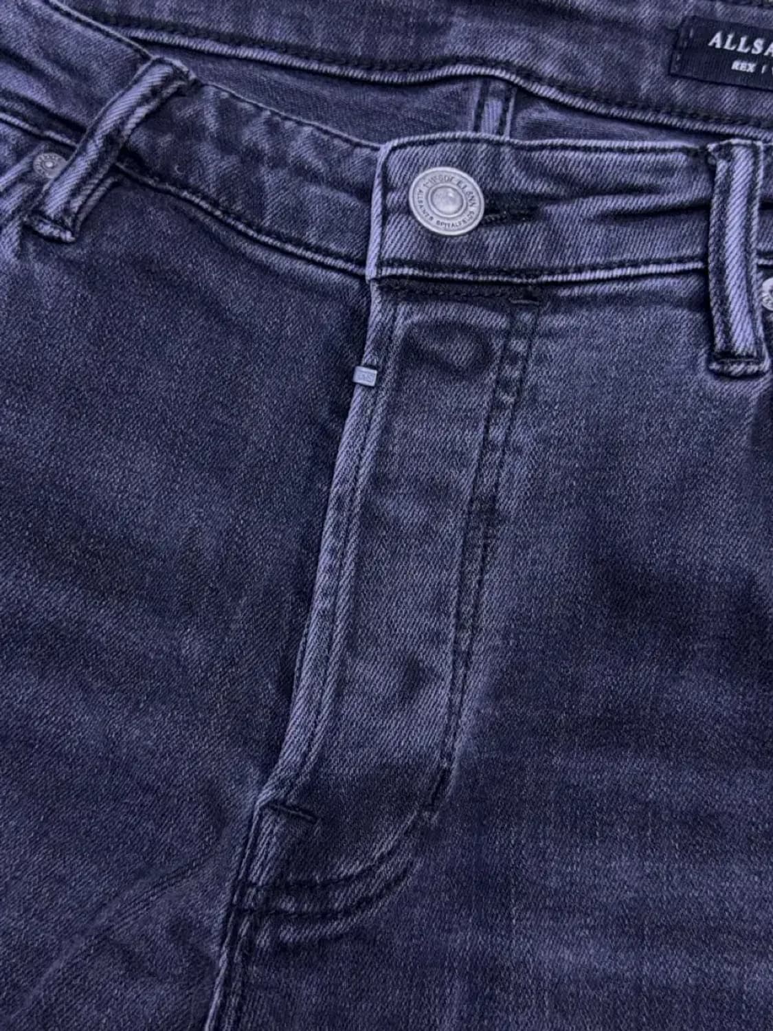 올세인츠 렉스 슬림 스트레이트핏 스트레치 데님팬츠 34 상품이미지4