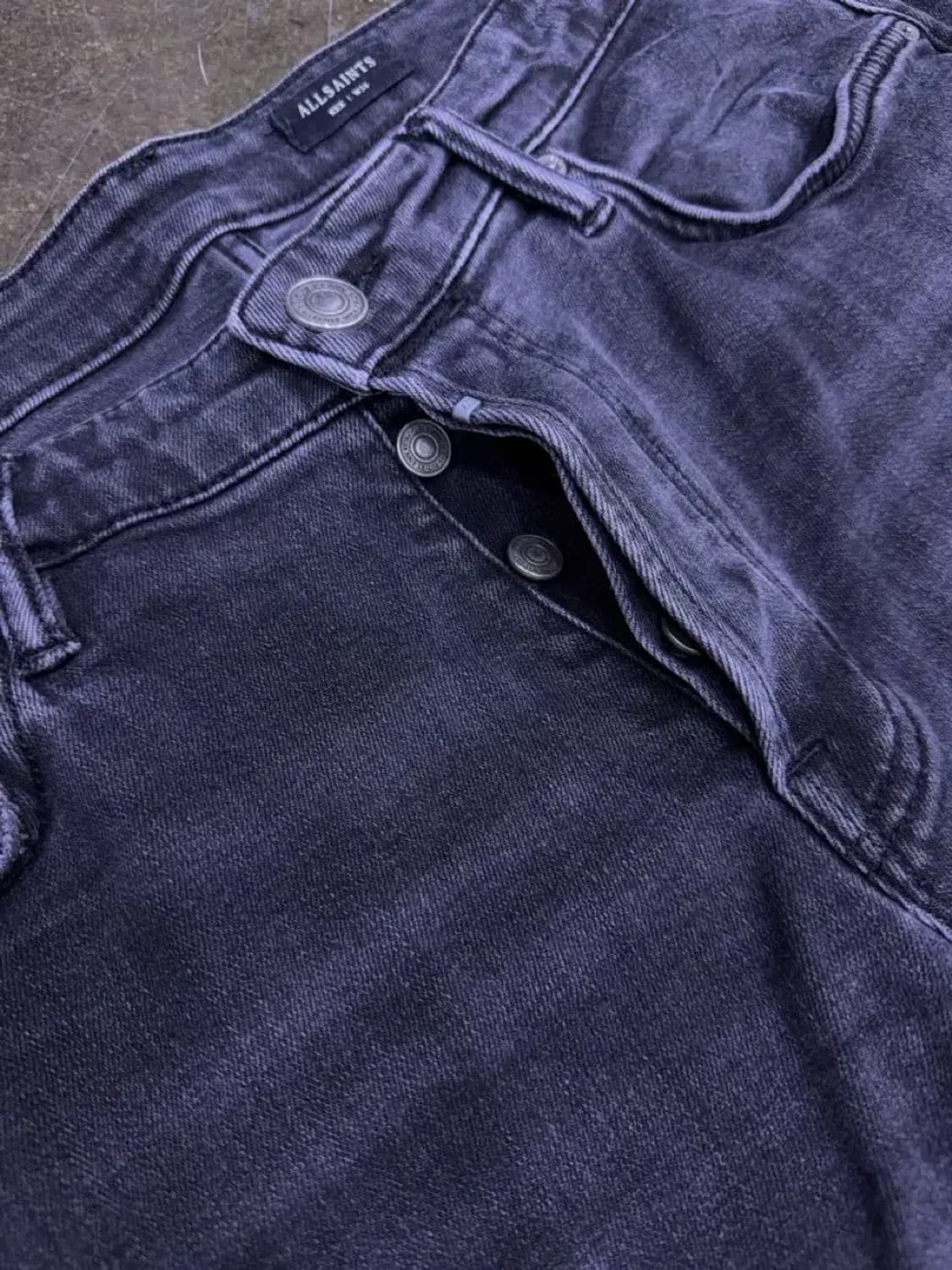 올세인츠 렉스 슬림 스트레이트핏 스트레치 데님팬츠 34 상품이미지7
