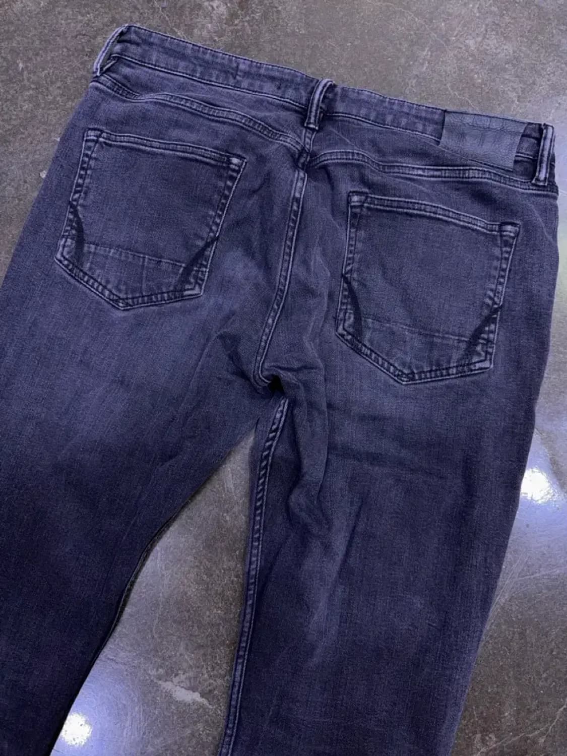 올세인츠 렉스 슬림 스트레이트핏 스트레치 데님팬츠 34 상품이미지8