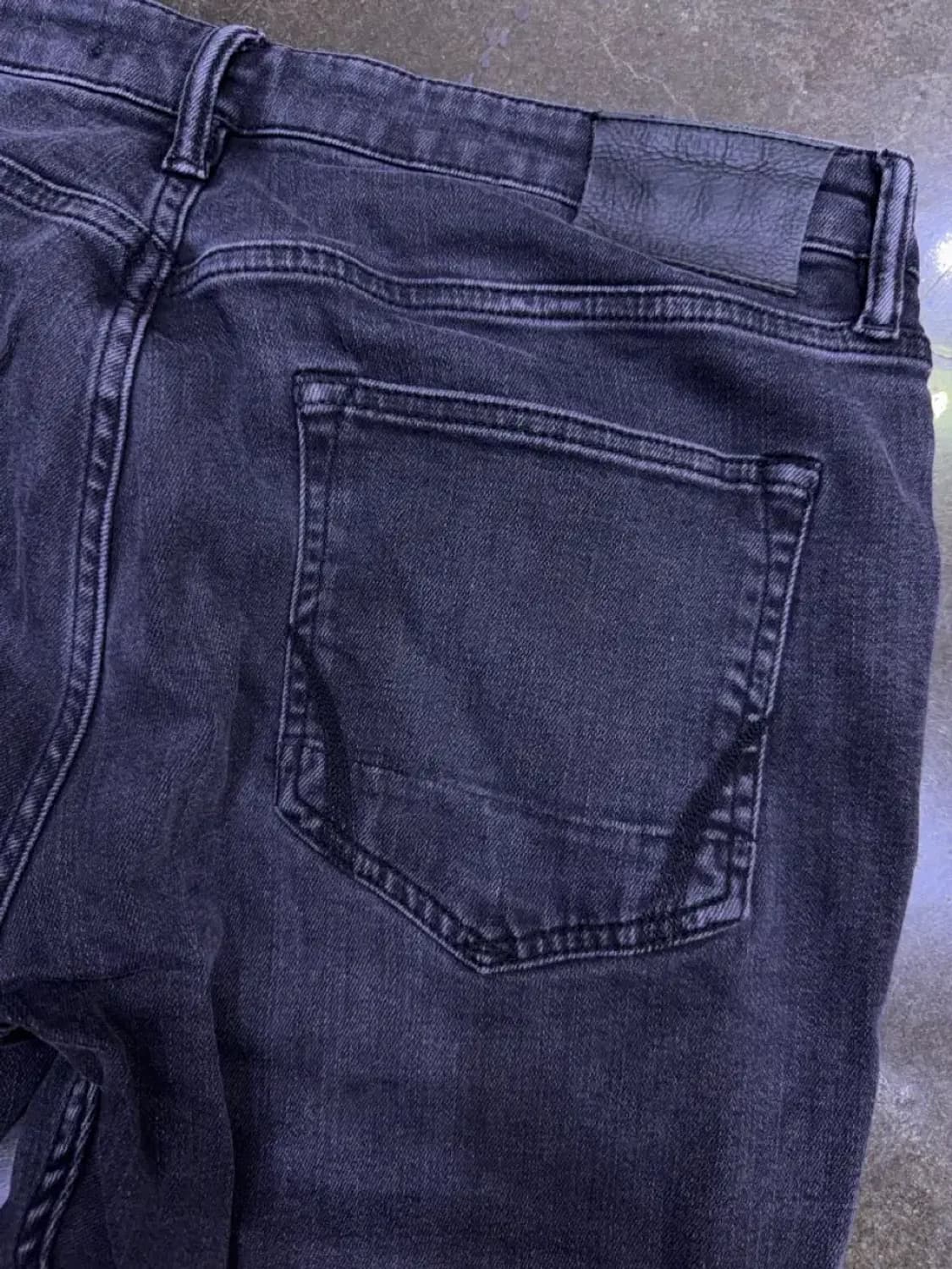 올세인츠 렉스 슬림 스트레이트핏 스트레치 데님팬츠 34 상품이미지9