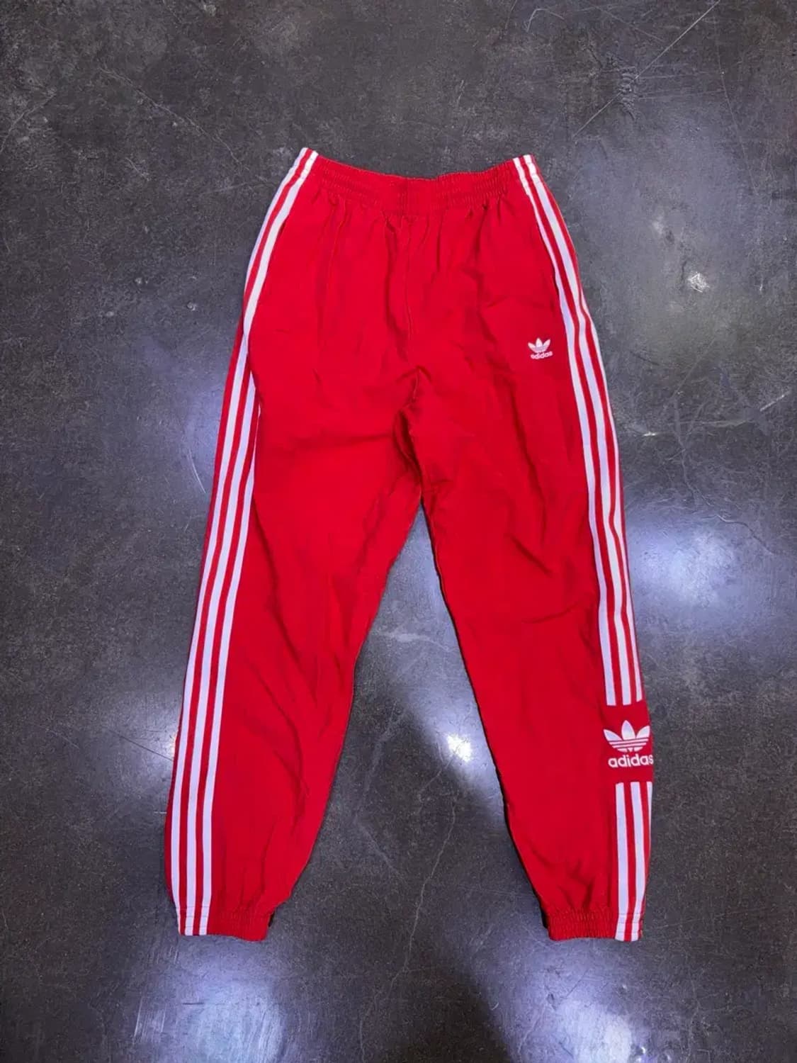 아디다스 오리지널 삼선 락업 트랙팬츠 레드 L 상품이미지2