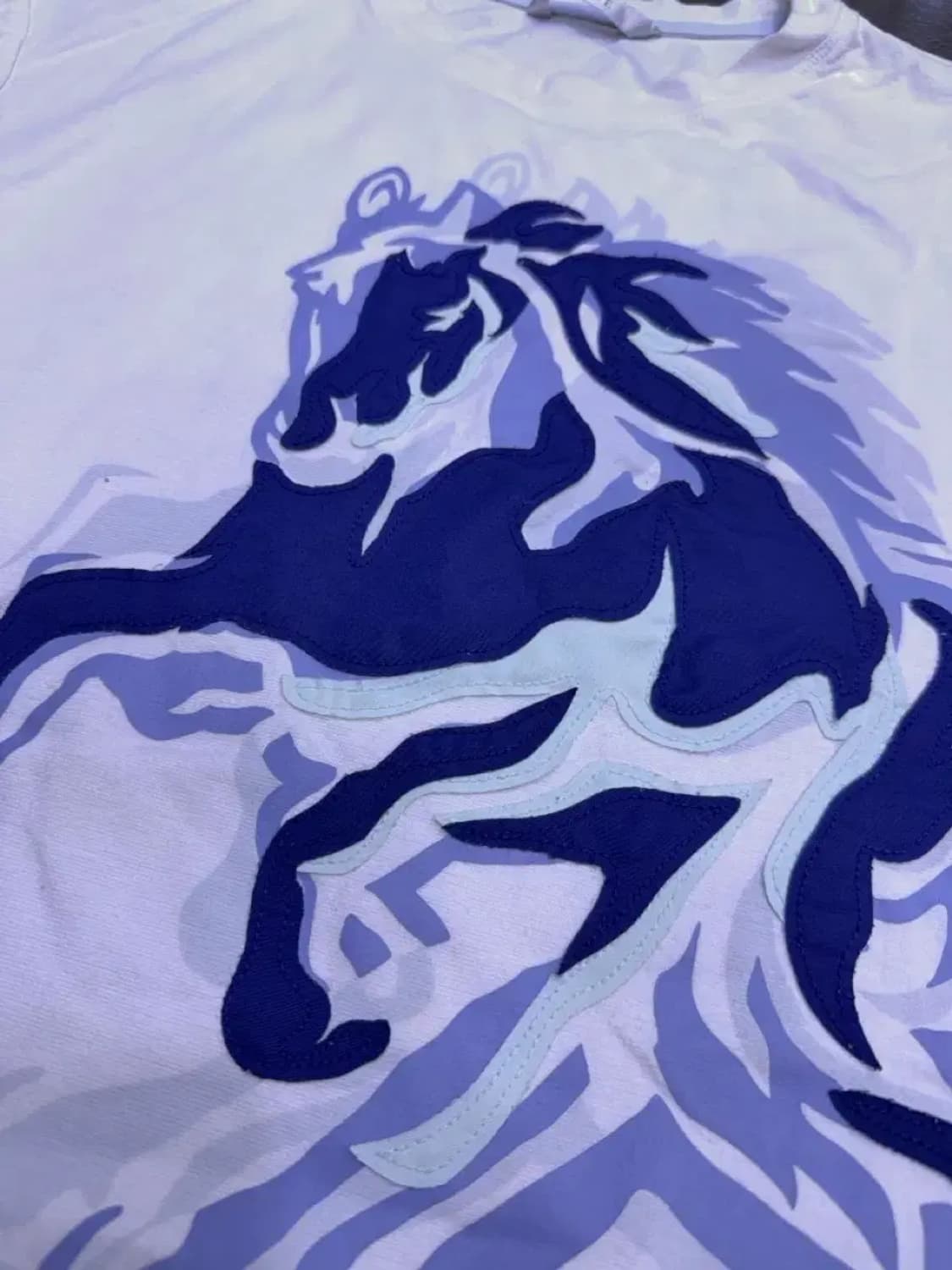 타임옴므 런닝 홀스 말 레이어드 패치 반팔티 95 상품이미지6