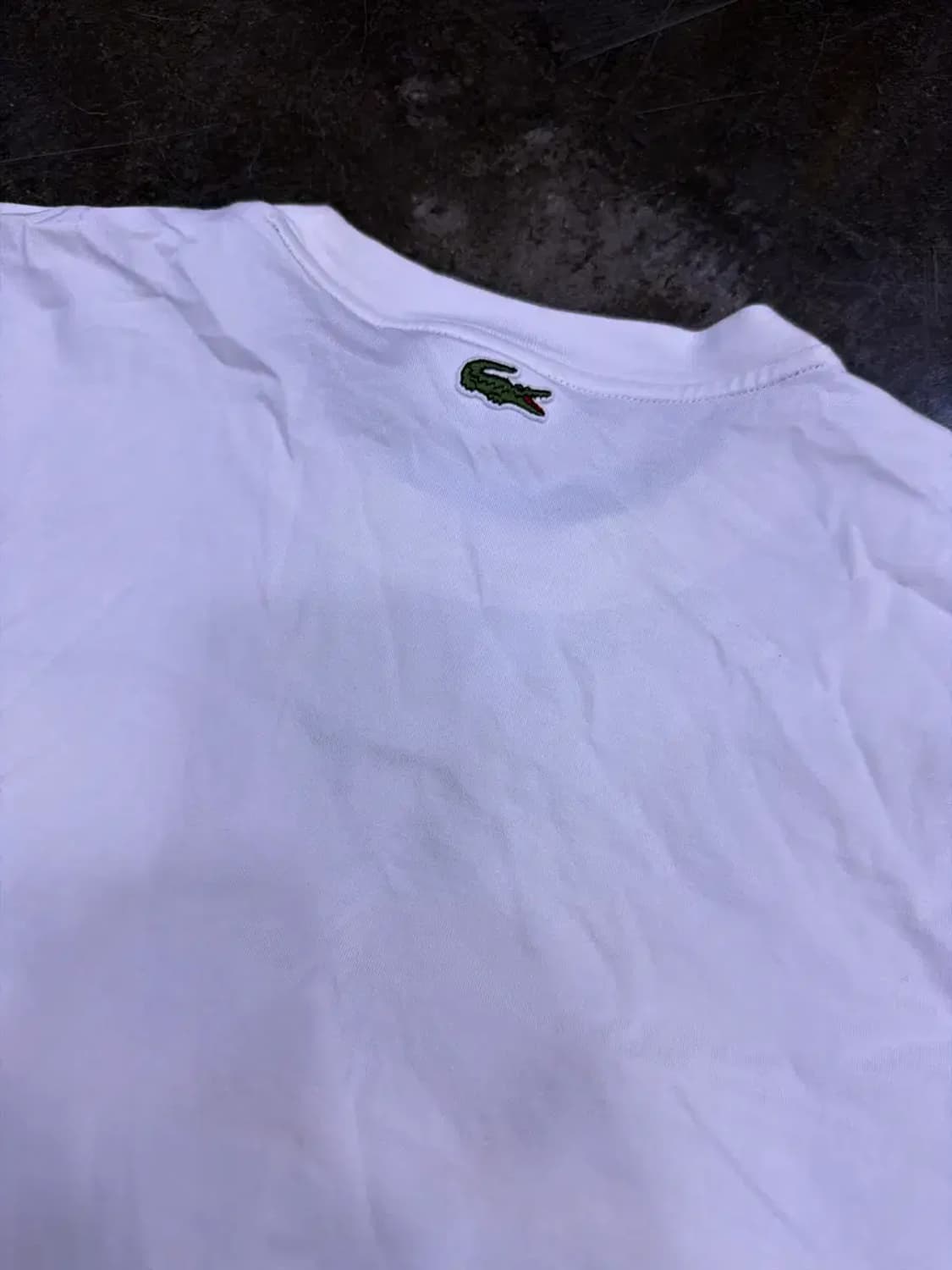 라코스테 헤리티지 뱃지 팁핑 반팔티셔츠 L 상품이미지7